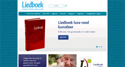 Desktop Screenshot of liedboek.nl